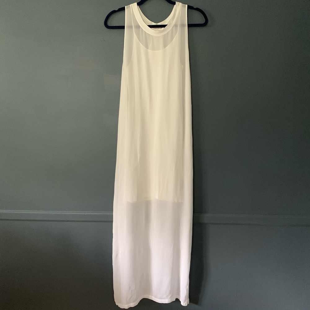 Lacausa Sheer Column Maxi Dress